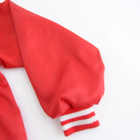 Vintage West Ark made in U.S.A. Citgo  Motor oil Red Button Up Varsity Jacket - Picture 5 of 15